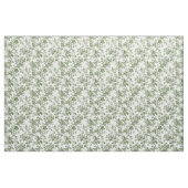 Grüne Antike Floral Toile Stoff (Yard (91,4 cm))