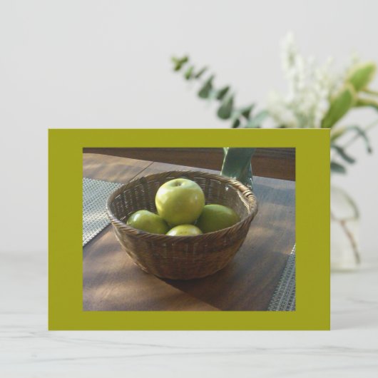 Grüne Äpfel (Stehend Vorderseite)