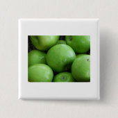 Grüne Äpfel Button (Vorderseite)