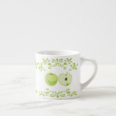 Grüne Äpfel Espressotasse (Rechts)