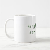 Grüne Äpfel Obst Kaffeetasse (Links)