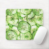 Grüne Äpfel Obst Mousepad (Mit Mouse)