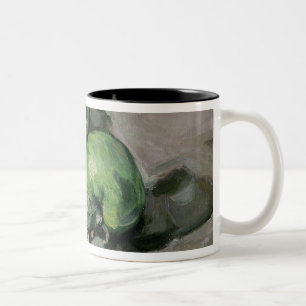 Grüne Äpfel Pauls Cezanne , c.1872-73 Zweifarbige Tasse