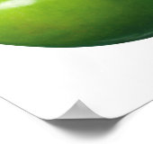 Grüne Äpfel Poster (Ecke)