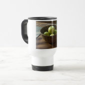 Grüne Äpfel Reisebecher (Vorderseite Links)