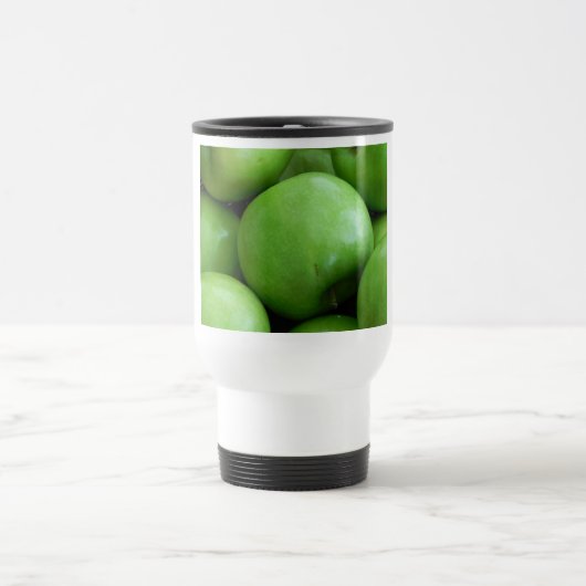 Grüne Äpfel Reisebecher (Mittel)