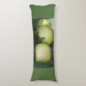 Grüne Äpfel Seitenschläferkissen (Vorderseite Vertikal)