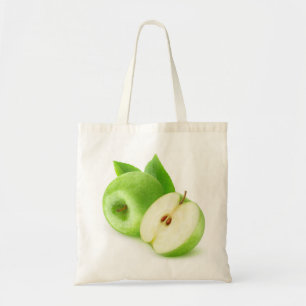 Grüne Äpfel Tragetasche