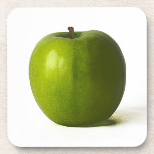 Grüne Apfelkugel Getränkeuntersetzer