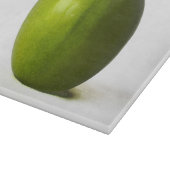 Grüne Apfelkugel Schneidebrett (Ecke)