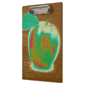 Grüne Apfelmalerei Klemmbrett (Links)