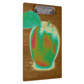 Grüne Apfelmalerei Klemmbrett (Rechts)