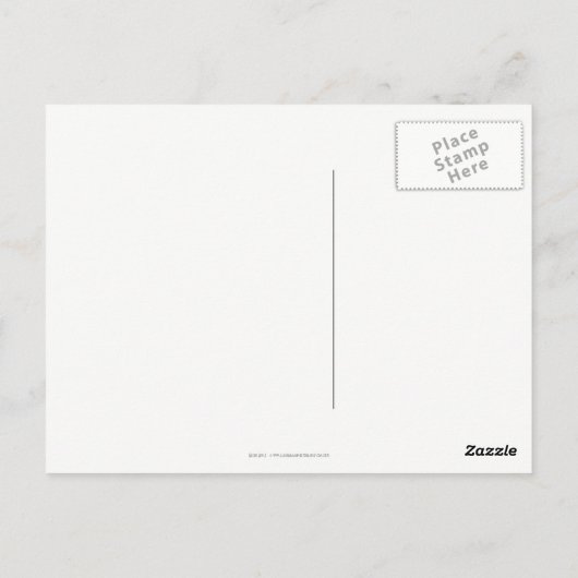 Grüne Apfelschnecke Postkarte (Rückseite)