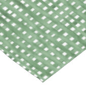 Grüne Aquarell-Gingham-Baby-Party Tischdecke (Schrägansicht)
