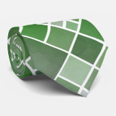 Grüne Aquarellfarbe Gestaltete Krawatte (Gerollt)