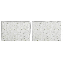 Grüne Aquarellfarbe - naturbelassene Betten