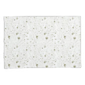 Grüne Aquarellfarbe - naturbelassene Betten Kissenbezug (Vorderseite-Rechts)