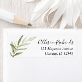 Grüne Aquarellfarben, grüne goldene Blätter (Insitu)