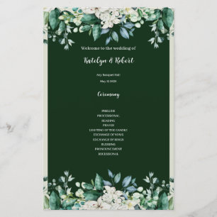 Grüne Aquarellfarbenpalette der Hochzeit von Liebe
