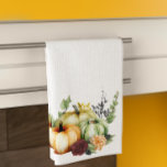 Grüne Aquarellpumpen Gold Dots Herbst Geschirrtuch<br><div class="desc">Dieses Design kann durch Auswahl der Option Design bearbeiten personalisiert werden. Sie können auch auf andere Gegenstände übertragen. Kontaktieren Sie mich unter colorflowcreations@gmail.com oder nutzen Sie die Chat-Option oben auf der Seite, wenn Sie dieses Design auf einem anderen Produkt haben möchten oder Hilfe bei diesem Design benötigen. Sehen Sie mehr...</div>