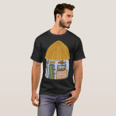 Grüne Arcade-Plastikfische T-Shirt (Vorne ganz)