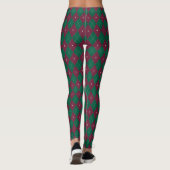 Grüne Argyll-Leggings für Damen Leggings (Rückseite)