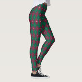 Grüne Argyll-Leggings für Damen Leggings (Rechts)