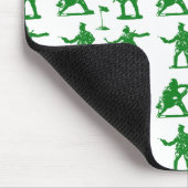Grüne Armee-Männer Mousepad (Ecke)
