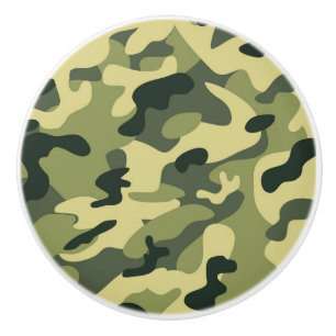 Grüne Armee Tarnung Camo Schlafzimmer Kommode Keramikknauf