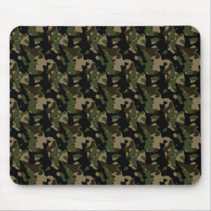 Grüne Armeek camouflage Muster Mousepad