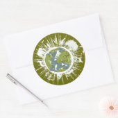 Grüne Aufkleber am Earth Day (Umschlag)