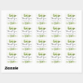 Grüne Aufkleber für den Hochzeitsplatz, rustikale  (Blatt)