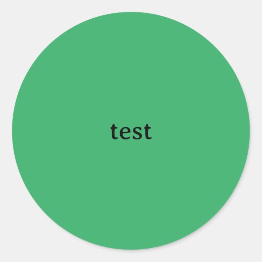 grüne Aufkleberprüfung .co.uk Runder Aufkleber (Vorderseite)