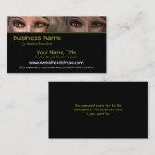 Grüne Augen D3 - Fantasie-Visitenkarten Visitenkarte (Vorne/Hinten)