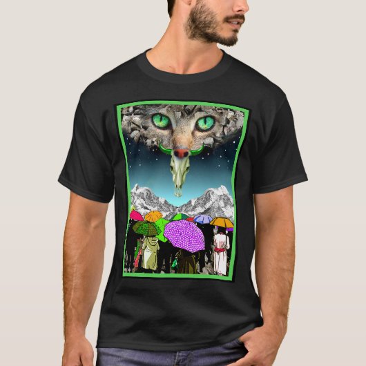 Grüne Augen des Himmels T-Shirt (Vorderseite)
