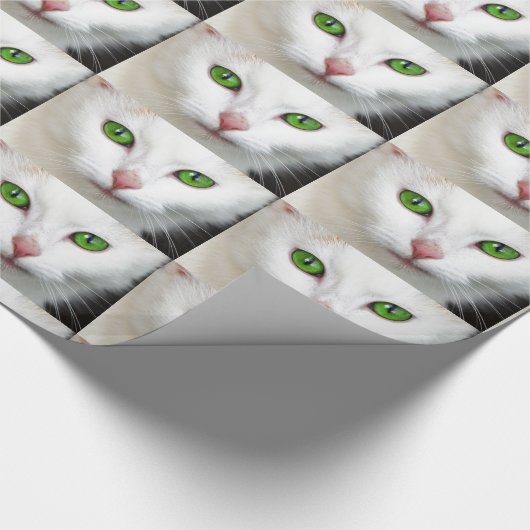 "Grüne Augen" - Geschenkpapier (Ecke)