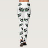 Grüne Augen Leggings (Rückseite)