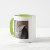 Grüne Augen Martinis Tasse (Vorderseite Links)