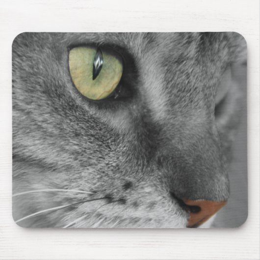 Grüne Augen Mousepad (Vorne)