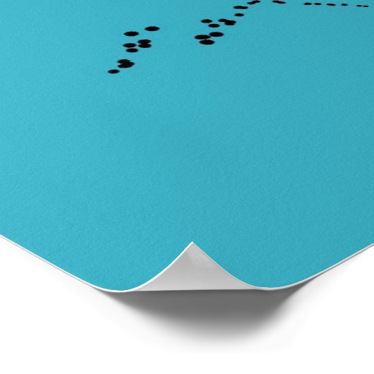 "GRÜNE AUGEN" POSTER (Ecke)