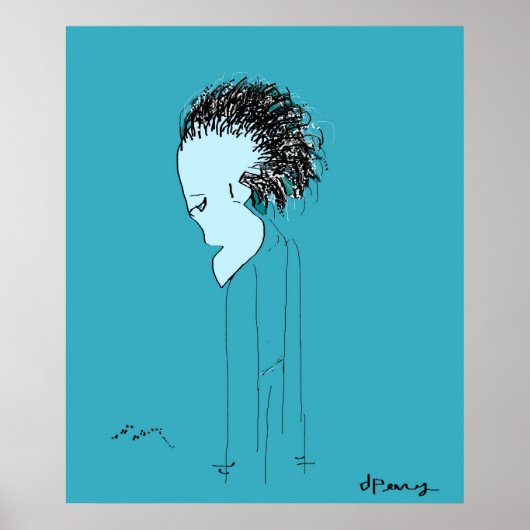 "GRÜNE AUGEN" POSTER (Vorne)