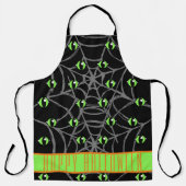 Grüne Augen und graue Spinnennetze, kleine Schürze (Vorderseite)