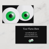 Grüne Augen Visitenkarte (Vorne/Hinten)
