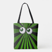 grüne Augenbrauen Tasche (Rückseite)
