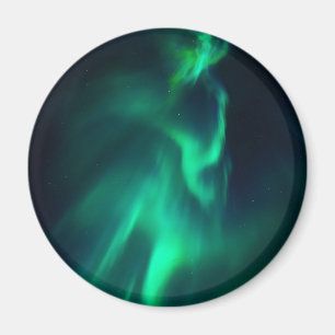 Grüne Aurora Nordlichter Magnet