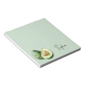 Grüne Avocado   Notizblock (angewinkelt)