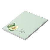 Grüne Avocado   Notizblock (Rotiert)