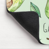 Grüne Avocados & Blätter Mousepad (Ecke)
