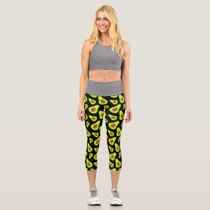 Grüne Avocados Gemüse-Liebhaber Gemüse Gesundes Es Capri Leggings