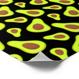 Grüne Avocados Gemüse-Liebhaber Veggie Gesundes Es Poster